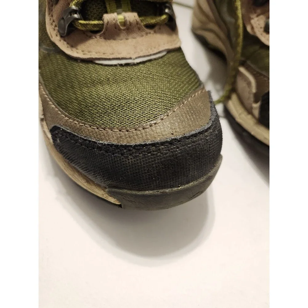 LL Bean Women's Green Mesh Lace Up Waterproof High Top Hiking Boots Size 7 M